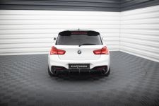 Heckansatz Diffusor V.3 passend für BMW 1er M-Paket F20 FL (Doppelauspuff li.) schwarz Hochglanz