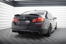 Heckansatz Diffusor V.2 passend für BMW 5er M-Paket F10 / F11 (Doppelauspuff li.) schwarz Hochglanz