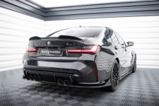 Diffusor Flaps V.3 passend für BMW M3 Limousine / Touring G80 / G81 schwarz Hochglanz