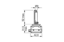 Bosch Glühlampe [Hersteller-Nr. 1987302909] für Abarth, Alfa Romeo, Alpina, Audi, BMW, Chevrolet, Chrysler, Citroën, Dodge, Ds, Fiat, Ford, Hyundai, J