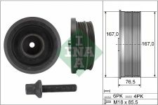 INA Riemenscheibensatz, Kurbelwelle Ø167,00mm 167,00mm für MINI BMW 11237801977 7793882 7801977 544 0082 20