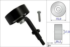 INA Spannrolle, Keilrippenriemen Ø70mm 70mm für MINI BMW 11287786881 7807021 531 0783 10