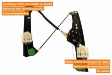 VAICO Fensterheber Original Qualität V20-9741 vorne rechts ohne Elektromotor für BMW 51337140588 7140588
