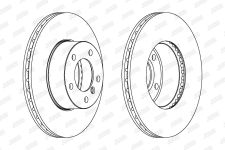 JURID Bremsscheibe 562342JC vorne rechts links belüftet 300mm für BMW 34116854998 34116772669 34116764643