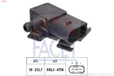 FACET Sensor, Abgasdruck 10.3283  für MINI TOYOTA BMW 89481-YV010 13627805152 7805152