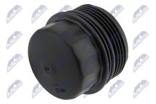 NTY Deckel, Ölfiltergehäuse CCL-BM-055 mit Dichtringen 74mm für BMW 11427808764
