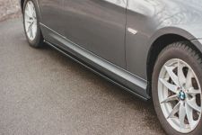 Seitenschweller Ansatz Cup Leisten für BMW 3er E90/E91 Facelift Carbon Look