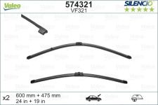 VALEO Scheibenwischer 2 Flachbalkenwischblatt Vorne (574321) für BMW 3 ALPINA B3
