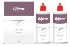 iWear dynamic 2x360ml Peroxid Pflege Doppelpack 720 ml Kontaktlinsen-Pflegemittel; -Flüssigkeit; -Lösung; -Reinigungsmittel; Kontaktlinsen