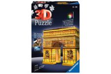 Ravensburger 216 Teile 3D Puzzle - Triumphbogen bei Nacht