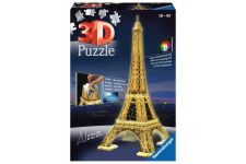 Eiffelturm bei Nacht 3D Puzzle ab 10 Jahren mit 216 Teilen