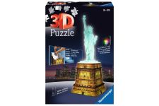 Freiheitsstatue bei Nacht - 3D Puzzle