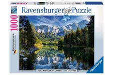 Ravensburger 1000 Teile Puzzle Eibsee mit Wettersteingebirge und Zugspitze