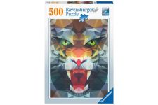 Ravensburger 500 Teile Puzzle Löwe aus Polygonen