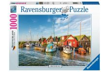 Ravensburger 1000 Teile Puzzle Romantische Hafenwelt von Ahrenshoop