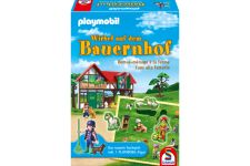 Schmidt Spiele 40593 Playmobil, Wirbel auf dem Bauernhof - Legespiel ab 4 Jahren