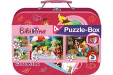 Schmidt Spiele Puzzle-Box 56509 Bibi und Tina 2x100 2x150 Teile ab 6 Jahren