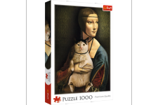 Trefl Puzzle 1000 Teile Lady mit Katze