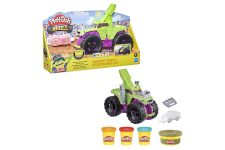 Play-Doh Wheels Mampfender Monster Truck mit 4 Dosen Knete, Formen ab 3 Jahren