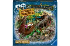 Ravensburger 18957 EXIT Adventskalender Kids: Dschungel-Abenteuer (24 Rätsel ab 6 Jahren)