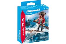 PLAYMOBIL® 70598 Pirat mit Floß und Hammerhai
