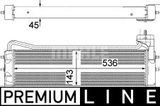 MAHLE Ölkühler, Motoröl BEHR HELLA SERVICE *** PREMIUM LINE  für BMW 17222282499 2282499 17222282699 CLC 110 000P