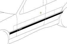 BMW 3er E36 Coupe & Cabrio M Stoßleisten Nachrüstsatz