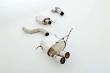 Friedrich Motorsport 70mm Auspuff Sportauspuff Anlage für BMW E91 Bj. 07-12 Tour