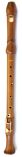 Schneider Tenorflöte Blockflöte 40803-be Tenor Ahorn braun barock