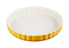 Le Creuset Tarte-Form Steinzeug Nectar Gelb 28cm