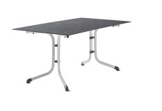 Sieger Boulevard-Klapptisch Polytec 160x90 cm Aluminium