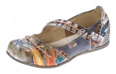 TMA »Leder Ballerina Muster variieren Schuhe TMA 5085« Keilpumps Musterdruck, Used Look, Frühjahr, Sommer