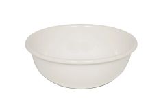 Riess Obst und Salatschüssel Emaille Weiß 22cm