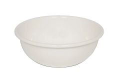Riess Obst und Salatschüssel Emaille Weiß 26cm