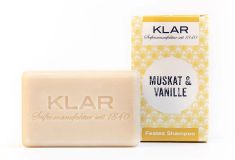 KLAR Festes Shampoo Muskat & Vanille (für normales Haar) 100g