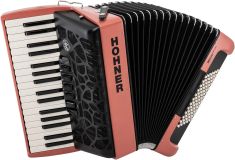 Hohner Akkordeon Bravo III 72 fire HOA166193 MY COLOR 72 Bässe, silent Key