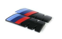 BMW M Logos Schwarz hochglänzend für Kotflügel