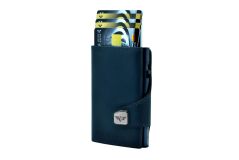 Tru Virtu Click & Slide Wallet *Special Edition* Navy Matt/Titan