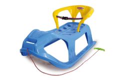 JAMARA Snow Play Schlitten Snow-Star 90cm blau mit Lehne