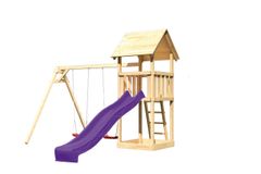 Karibu Spielturm Tinchen violett