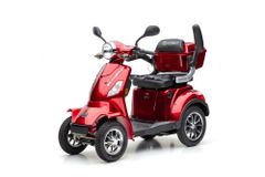 E-Seniorenmobil J4000, Blei-Akku, 4-Rad, 1000 Watt, Blei Rot