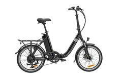 VECOCRAFT E-Pax, Elektro Klappfahrrad, E-Foldy Bike, Farbe: schwarz