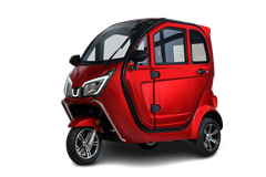 Y8 GT Kabinenroller – 3 kW, Li-Ion-Akku, 45 km/h, rotmetallic
