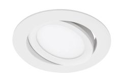 LED Einbauleuchte, Ø 10,6 cm, 7 W, Weiß