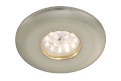 LED Einbauleuchte, Ø 9,3 cm, 5 W, Matt-Nickel