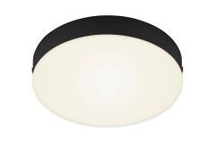 LED Deckenleuchte, Ø 21,2 cm, 16 W, Schwarz