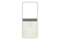 Samsung Silicone Case with Ring für Galaxy Z Flip5 (Cream)