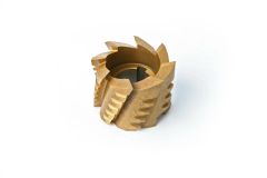 HBM 40 mm HSS - Verzinnter Fräser - Schruppen