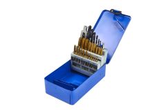 HBM 29-teiliger Gewindeschneidsatz M3 - M12 inklusive Bohrer und Ringer