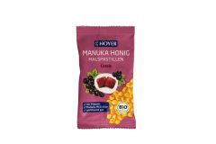 Hoyer Manuka Honig Halspastillen Cassis, 30 g Pack